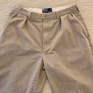 Polo Ralph Lauren Khaki Andrew Pants, tagged 36/32 fits 34/31